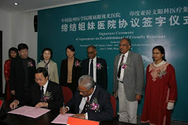 Agreement Signing with Aravinda Eye Care System