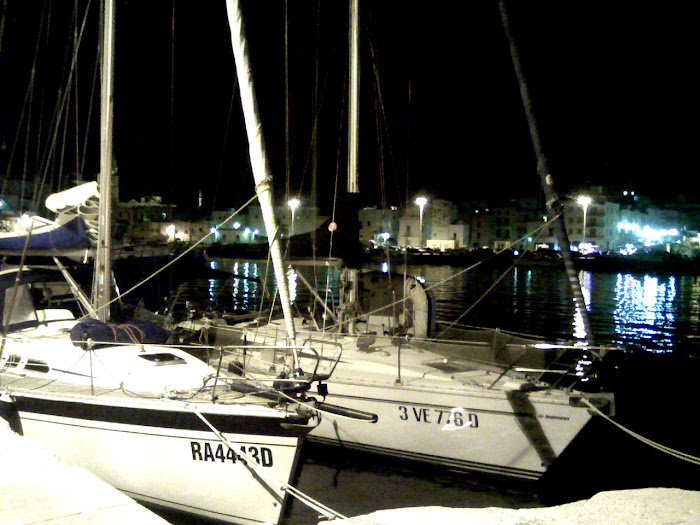 **Monopoli Port Life with it's Lights and Sailing Boats**