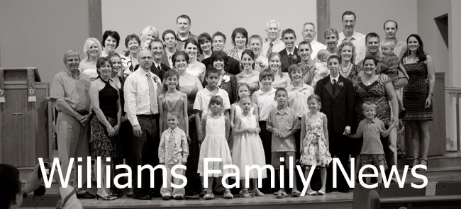 Williams Family News