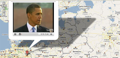 Screen shot of Obama vision