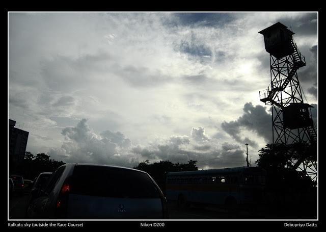 Dark clouds over Calcutta
