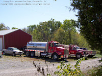 Honey Grove Volunteer Fire Department trucks