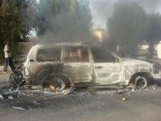 Слики од нападот врз Картум