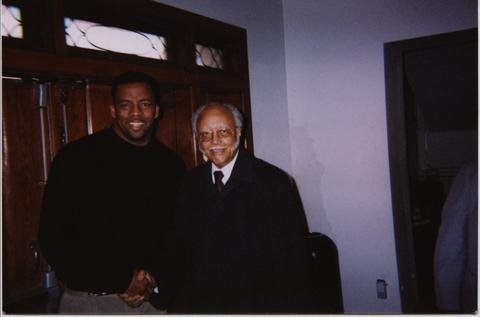 Brooks and  National Baptist President, Reverend Dr. William J. Shaw