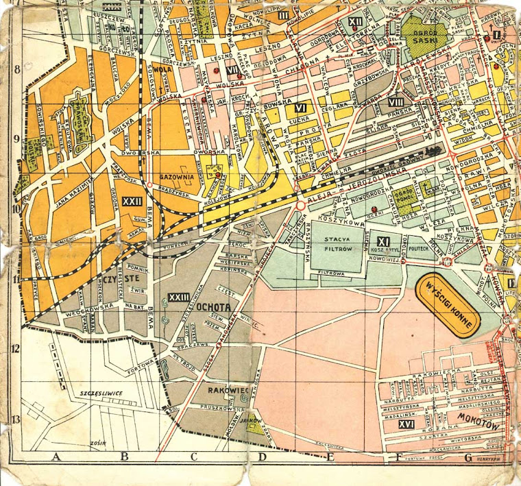 plan Warszawy z 1924