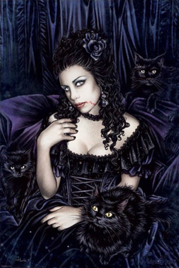 [lgpp31263+black-cat-by-victoria-frances-poster.jpg]