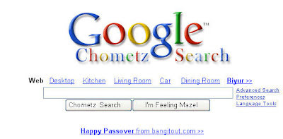 Google Chometz Search