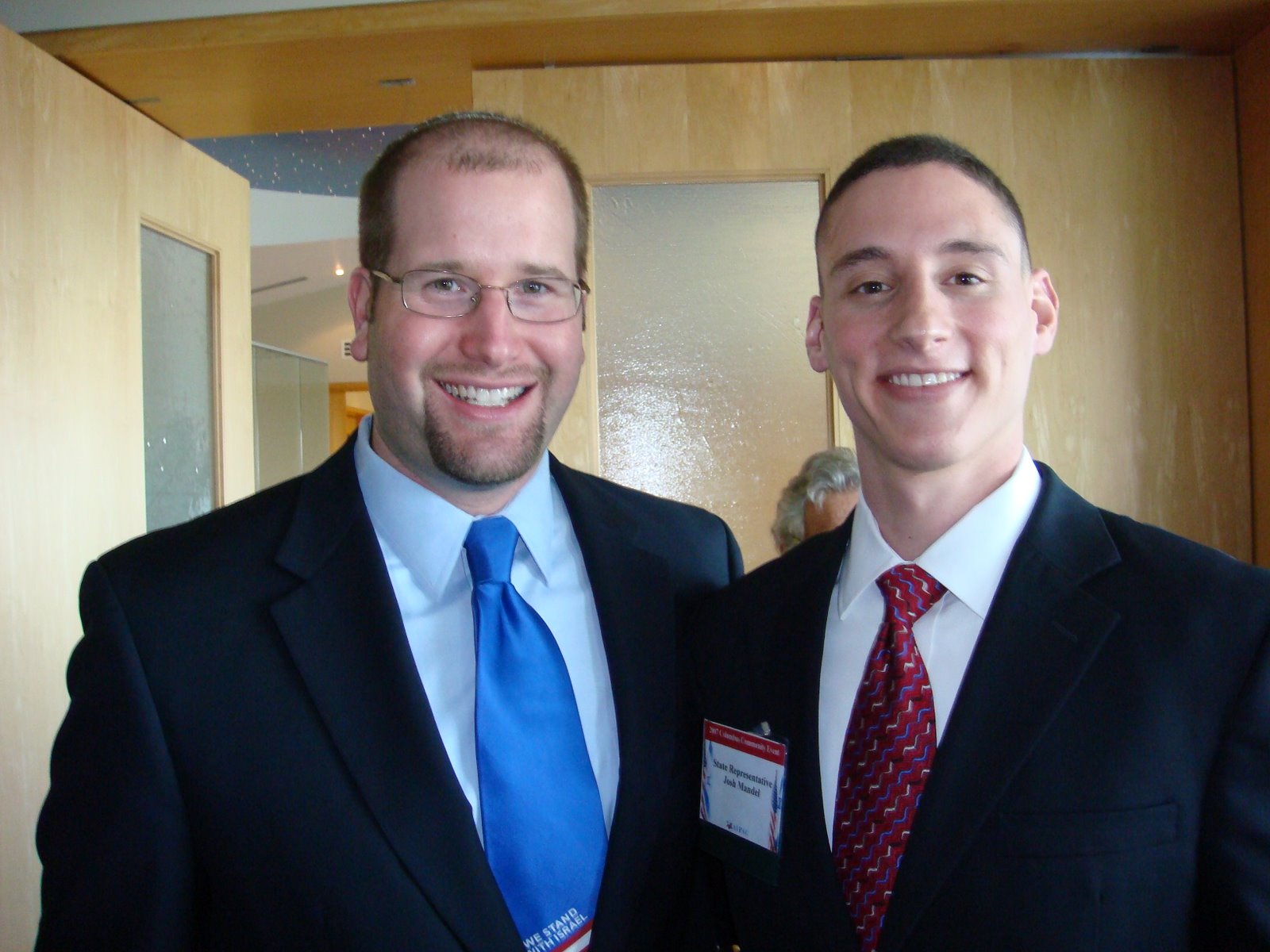 Rabbi Jason Miller and Rep. Josh Mandel
