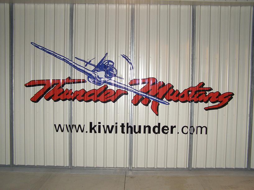 Thunder Mustang Hanger Doors