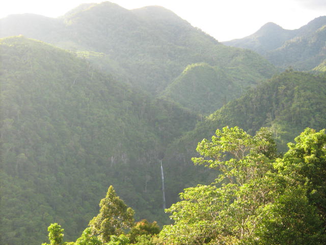 Mountains between DS Benedicto and San Carlos City.