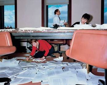 © Lars Tunbjörk, Lawyer’s office, New York, 1997 - From the series Office. Courtesy of Galerie Vu