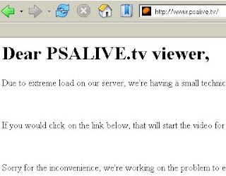 The PSAlive server overloaded during the British Open finals