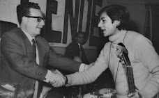 Con el Presidente      Salvador Allende