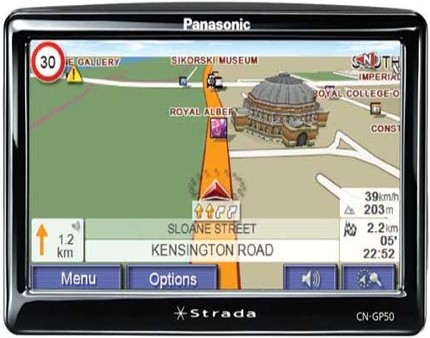 Panasonic Strada CN-GP50N GPS Navigation Device - Review