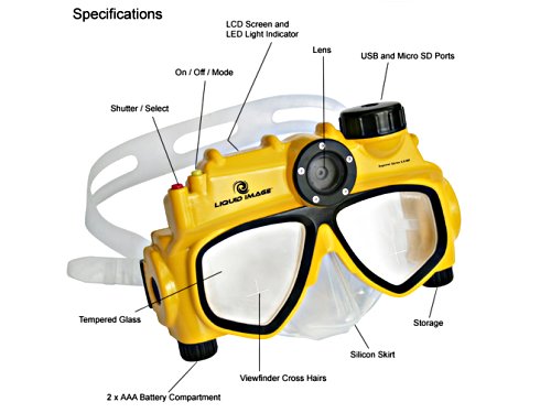 Liquid Image Digital Underwater Camera Mask
