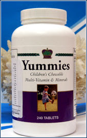 Детские вкусные витамины Yummies Кораллового Клуба