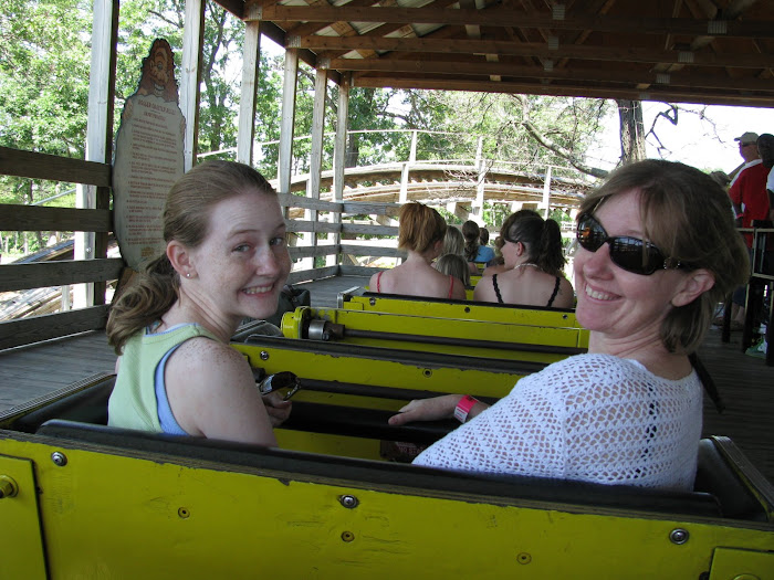 Mom and Me on a Rollercoaster!