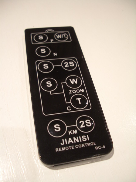 Control remoto Jianisi para varias cámaras digitales