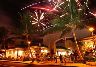 4th of July Fireworks in Hawaii, Big Island, Waikoloa Beach Resort