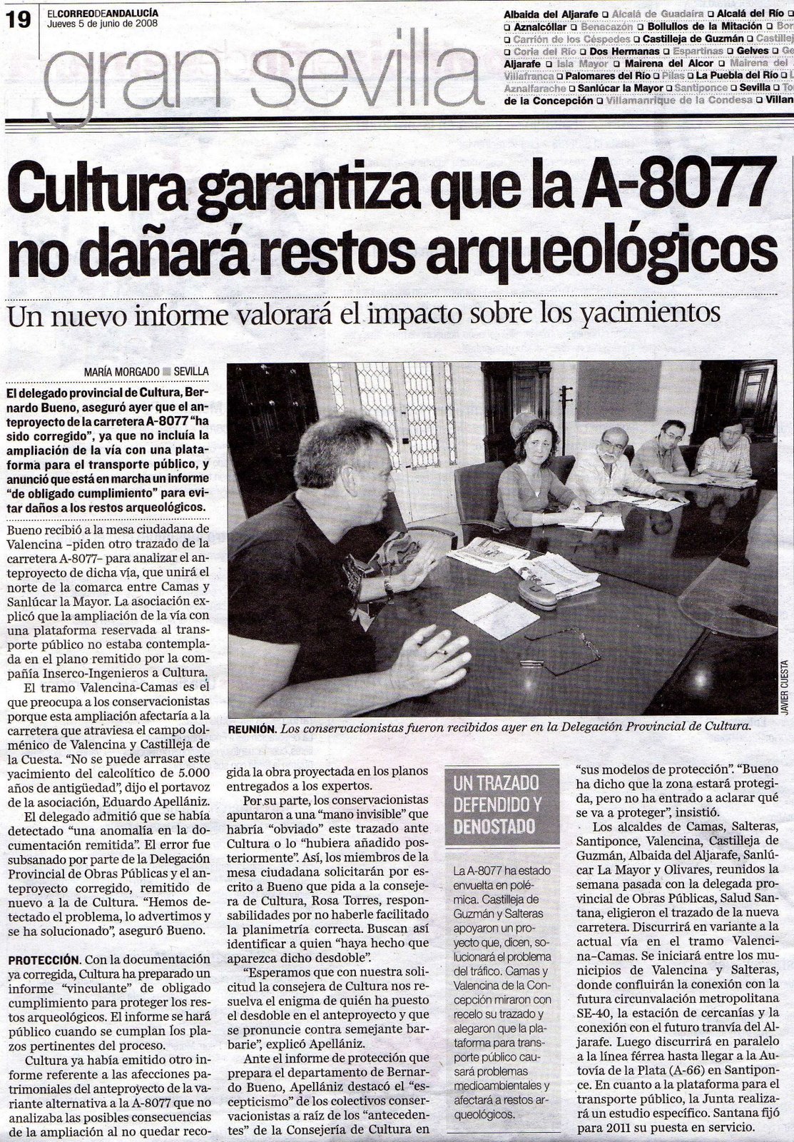 [2008+06+05+CORREO+ANDALUCÃ A+CULTURA+GARANTIZA+QUE+LA+A-8077+NO+DAÃ‘ARA+RESTOS+ARQUEOLÃ“GICOS.jpg]