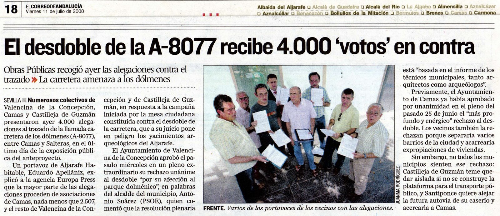 [2008+07+11+CORREO+ANDALUCÃ A+EL+DESDOBLE+DE+LA+A-8077+RECIBE+4000+ALEGACIONES+EN+CONTRA.jpg]