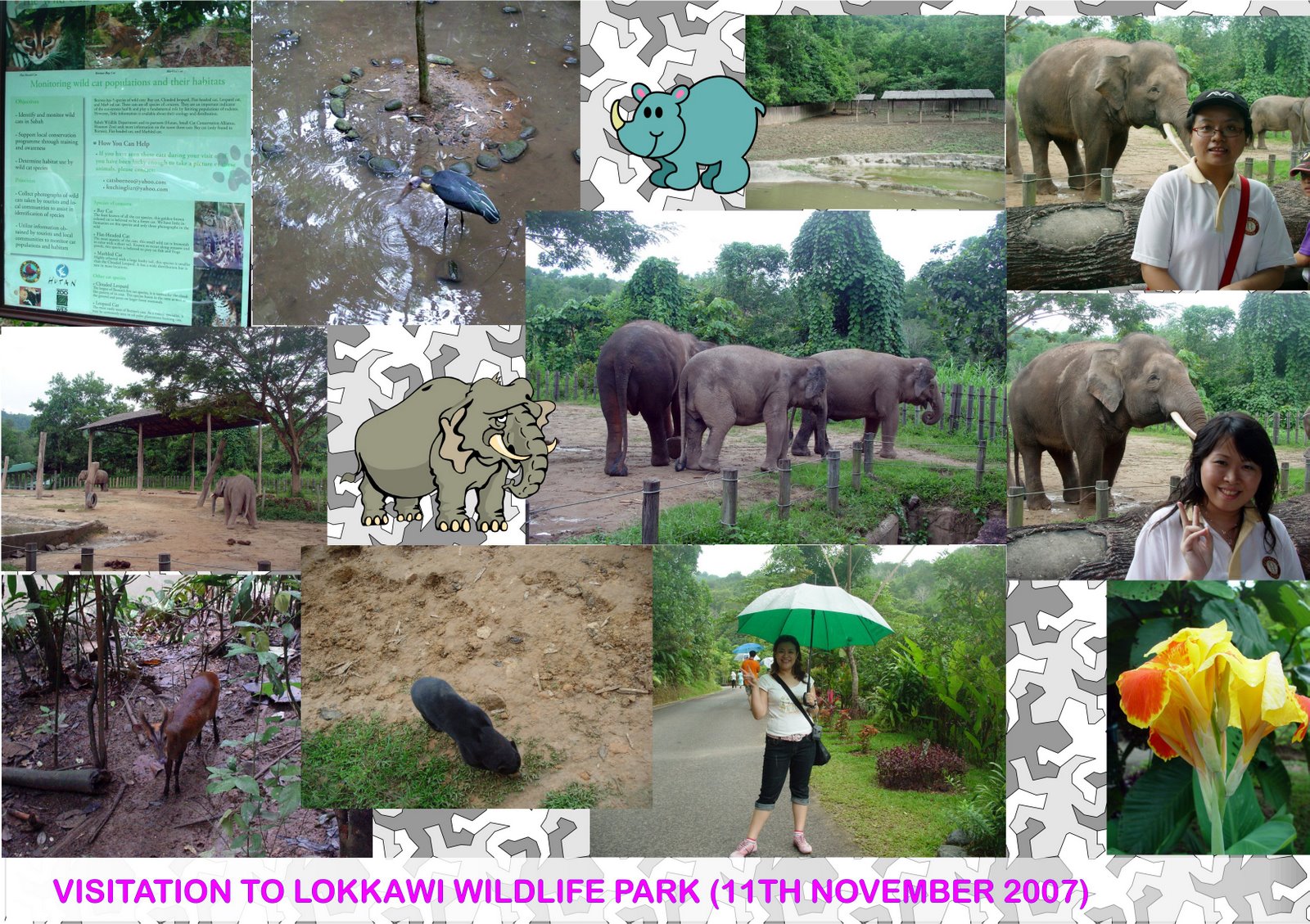 Visitation to Lokkawi Wildlife Park (11th November 2007)