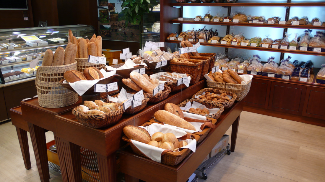 Richemont bakery, bread selection