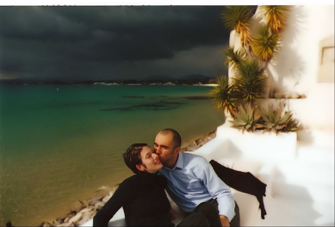 Melissa and Hugues, Tunisia, Jan 2000