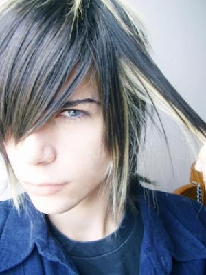 emo hair color pictures. boys emo hair style and hair