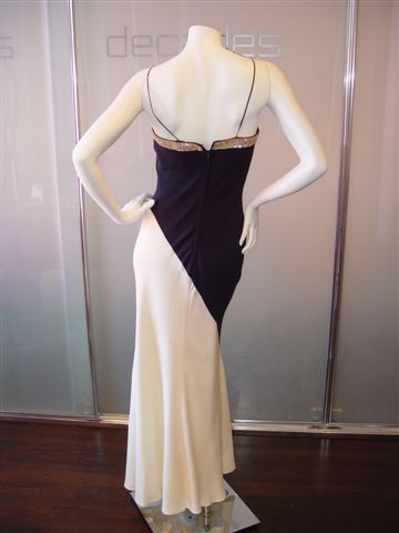 [SAKS+FIFTH+AVENUE+MIDNIGHT+NAVY+AND+WHITE+COLOR+BLOCK+GOWN+WITH+CRYSTAL+STRAPS+C+70S.JPG+(1).JPG]
