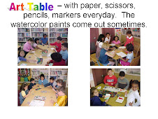 Recess activities - Art table