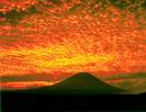 CLICK for more photos. ... Fuji and Mackerel Clouds