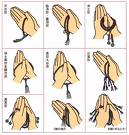 CLICK for enlargement. Use of Rosary in Japanese Buddhist Sects !
