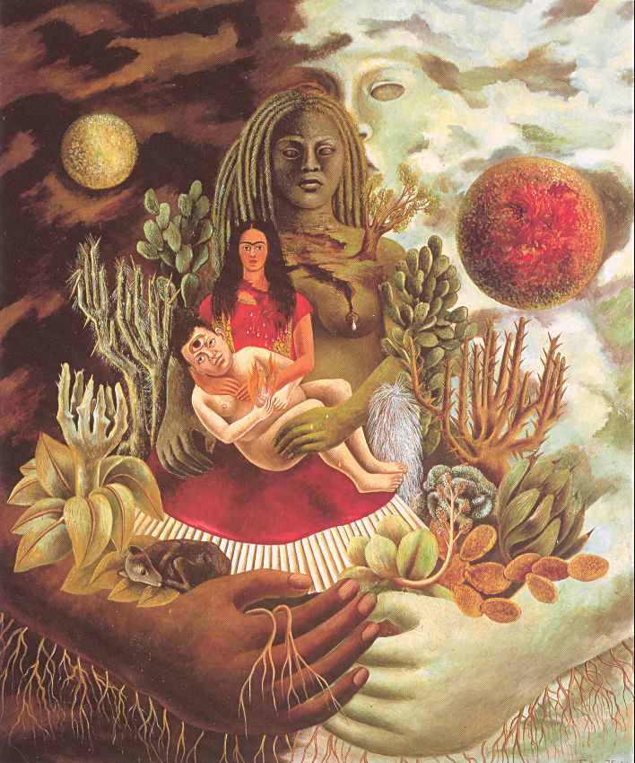 [Frida+Kahlo,+Universums+kärleksomfamning+Jorden,+Mexiko,+Jag,+DR+och+Hr+Xolotl,+1949,+olja+på+duk,+70+x+61+cm.jpg]