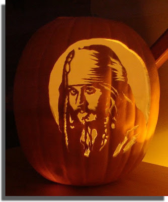 Jack Sparrow pumpkin