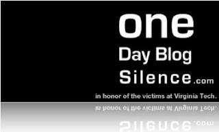 one day blog silence