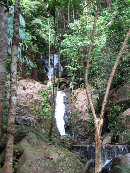 Ton Sai waterfall is on the other side of the mount from  <a href=