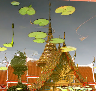 Reflection of Chalong Temple
