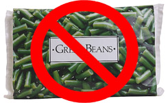 no frozen green beans