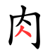 [chinese_character_rou_meat_flesh_inside_man.png]