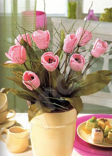 flor de tulipa,de um blog russo.