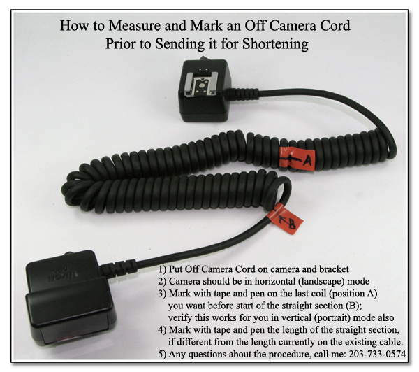 OC1037: How to Measure and Mark an OCC to be Shortened for use with a Camera Bracket