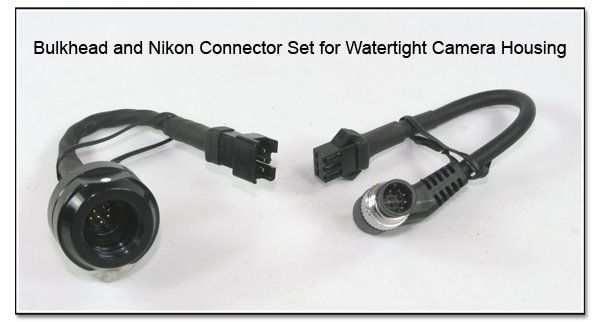 CP1095: Bulkhead and Nikon Connector Set for Watertight Camera Housing