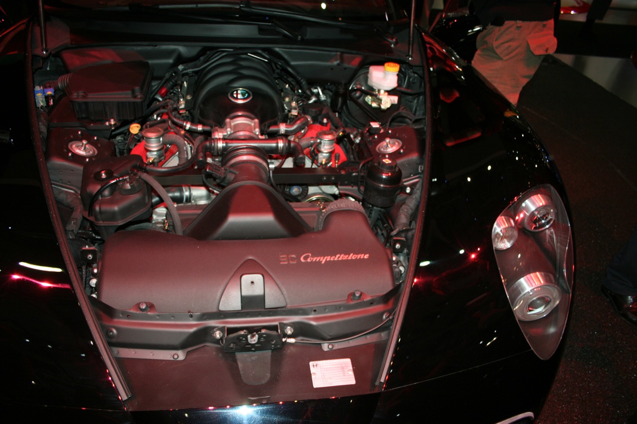 Black car - Alfa Romeo 8C Competizione