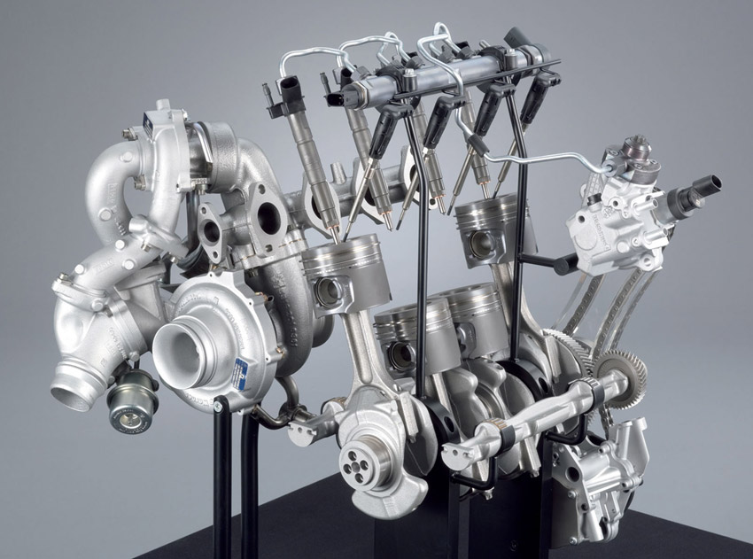 BMWs new turbo diesel 4 cylinders, 400Nm