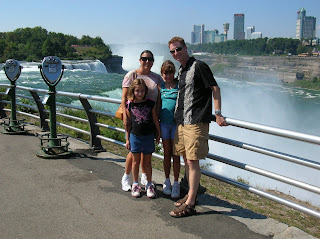 The family at Niagara Falls