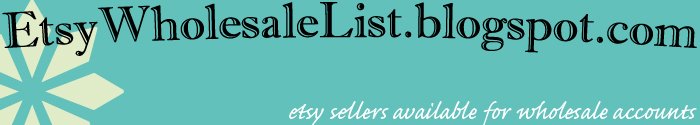 Etsy Sellers Do Wholesale!