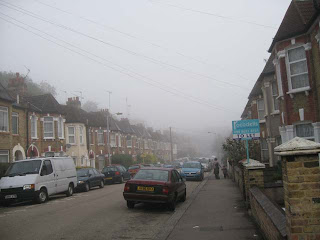 Foggy Lewisham morning