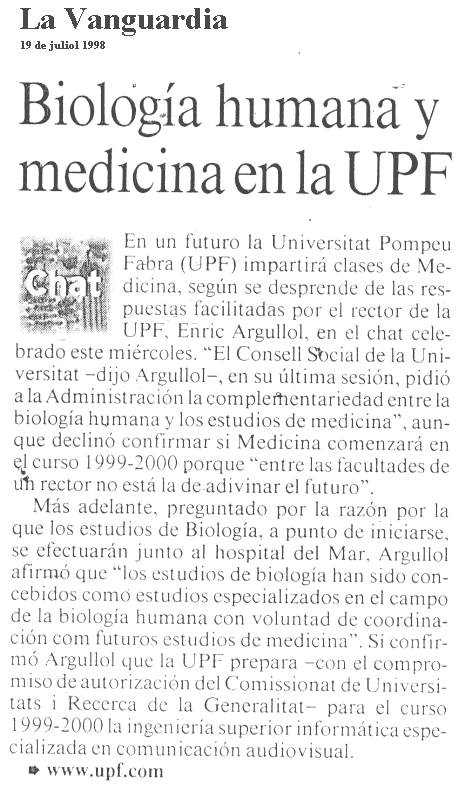 Medicina en la UPF