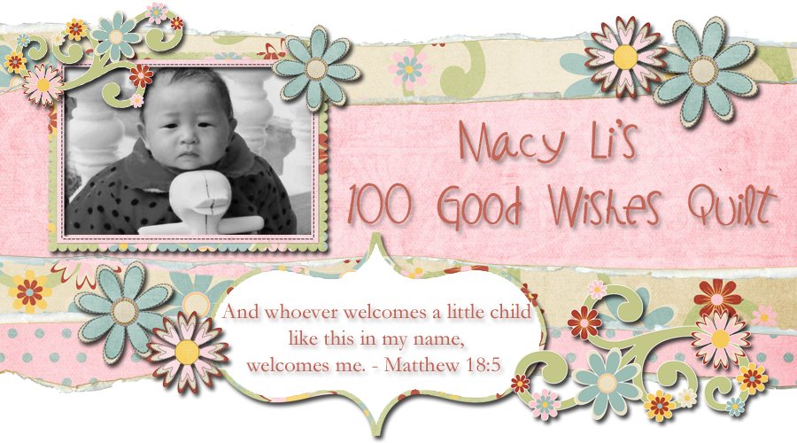 Macy Li's 100 Good Wishes Quilt
